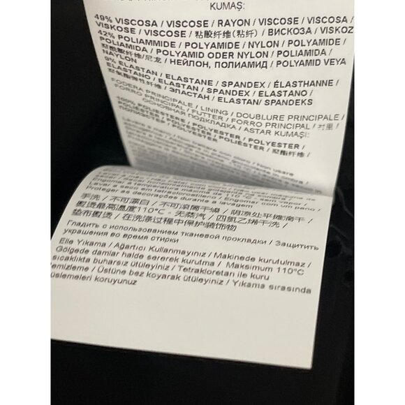 Versace Jeans Couture $675 Black Corset Buckle Midi Dress NWT Size 40 Small - Picture 12 of 13